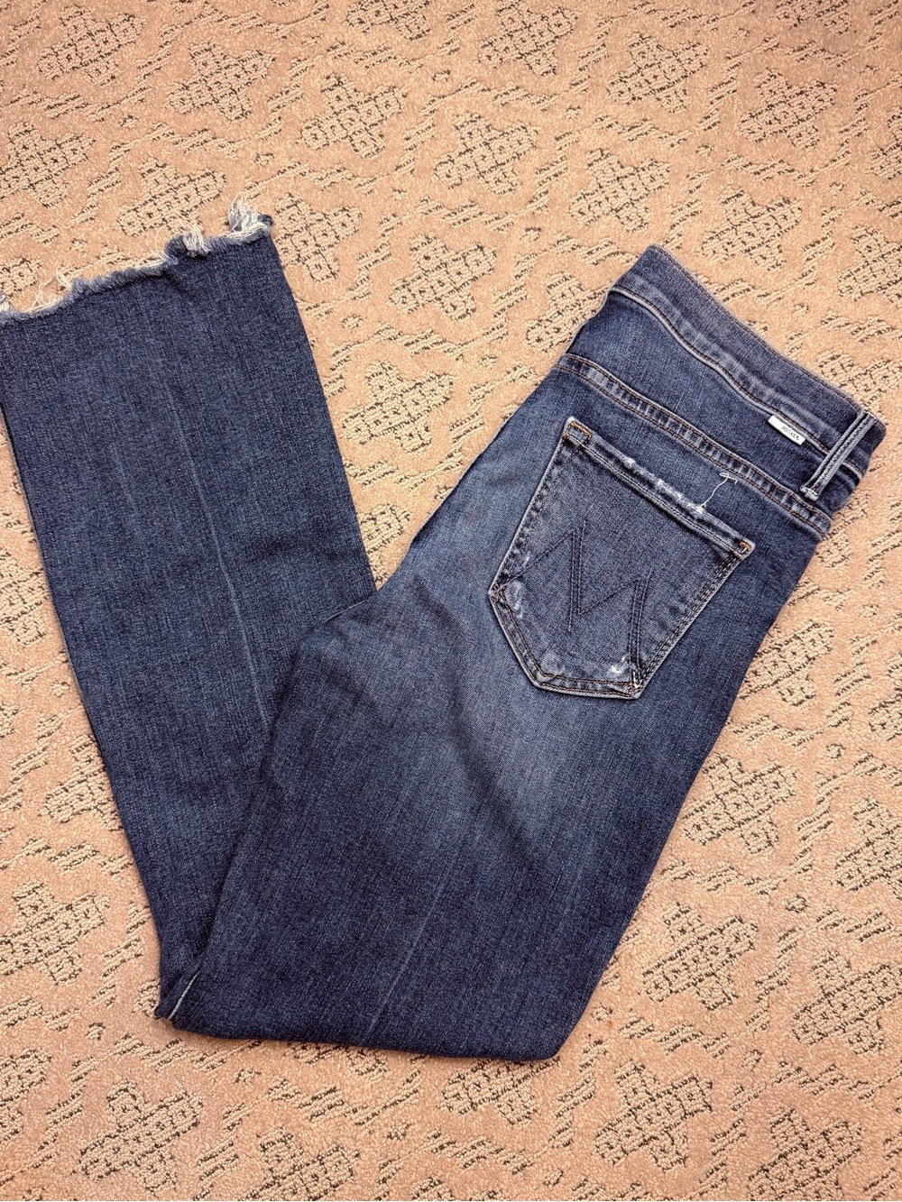 MOTHER “The Insider Crop Step Chew” — Size 28 — Dancing On Coals